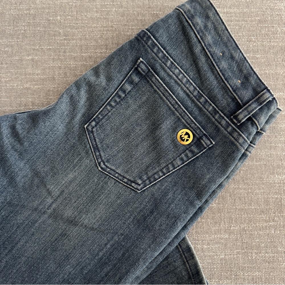 Michael Kors Women's Deep Indigo Skinny Jeans - Picture 8 of 9